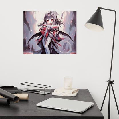 Custom Posters - Cute Chibi Atraxa Print from Magic: The Gathering