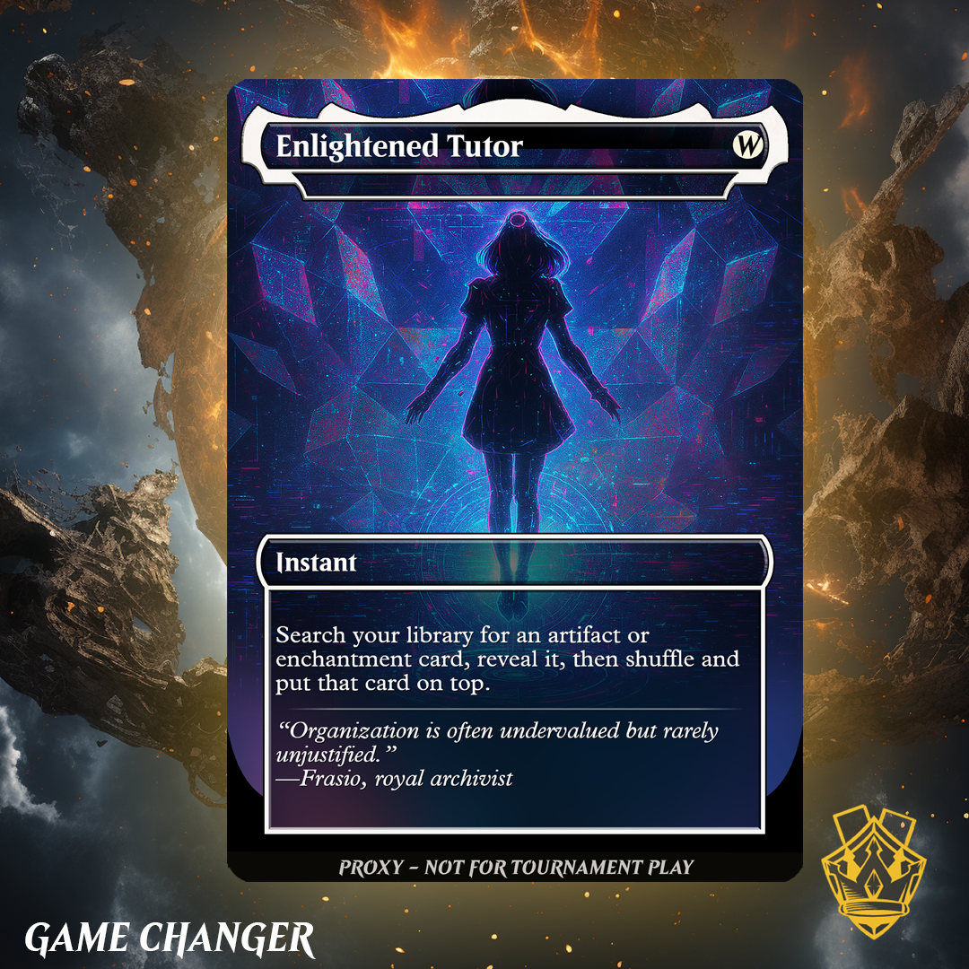 Enlightened Tutor MTG Custom Proxy Card Battle Proxy Enlightened Tutor MTG Custom Proxy Card Battle Proxy
