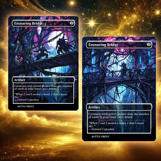 MTG Custom Proxy - Ensnaring Bridge [Dual-Faced]