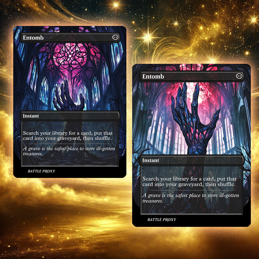 MTG Custom Proxy - Entomb [Dual-Faced]