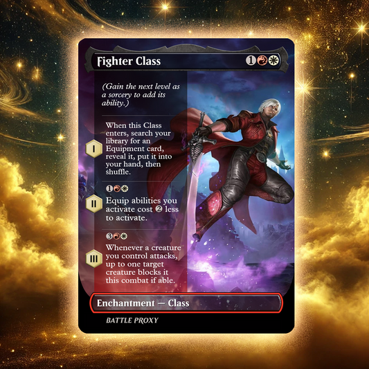 MTG Custom Proxy - Fighter Class - [Devil May Cry]
