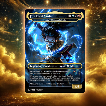 MTG Custom Proxy Card - Fire Lord Azula - Avatar: The Last Airbender