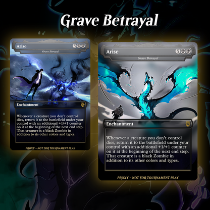MTG Custom Proxy - Solo Leveling ARISE Bundle with Zombie Tokens