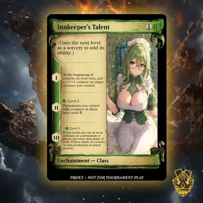 Innkeeper's Talent – MTG Custom Proxy Card (NSFW)