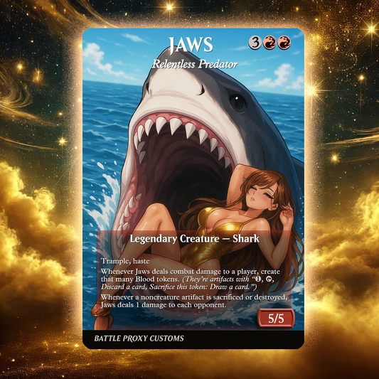 Jaws, Relentless Predator - MTG Custom Proxy - NSFW