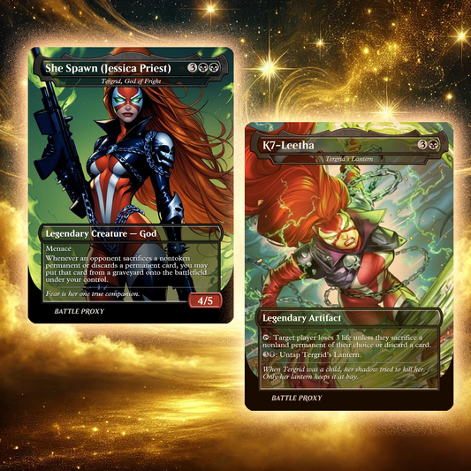 MTG Custom Proxy - Tergrid, God of Fright - She-Spawn (Spawn)
