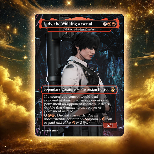 MTG Custom Proxy - Lady, the Walking Arsenal - [Devil May Cry]