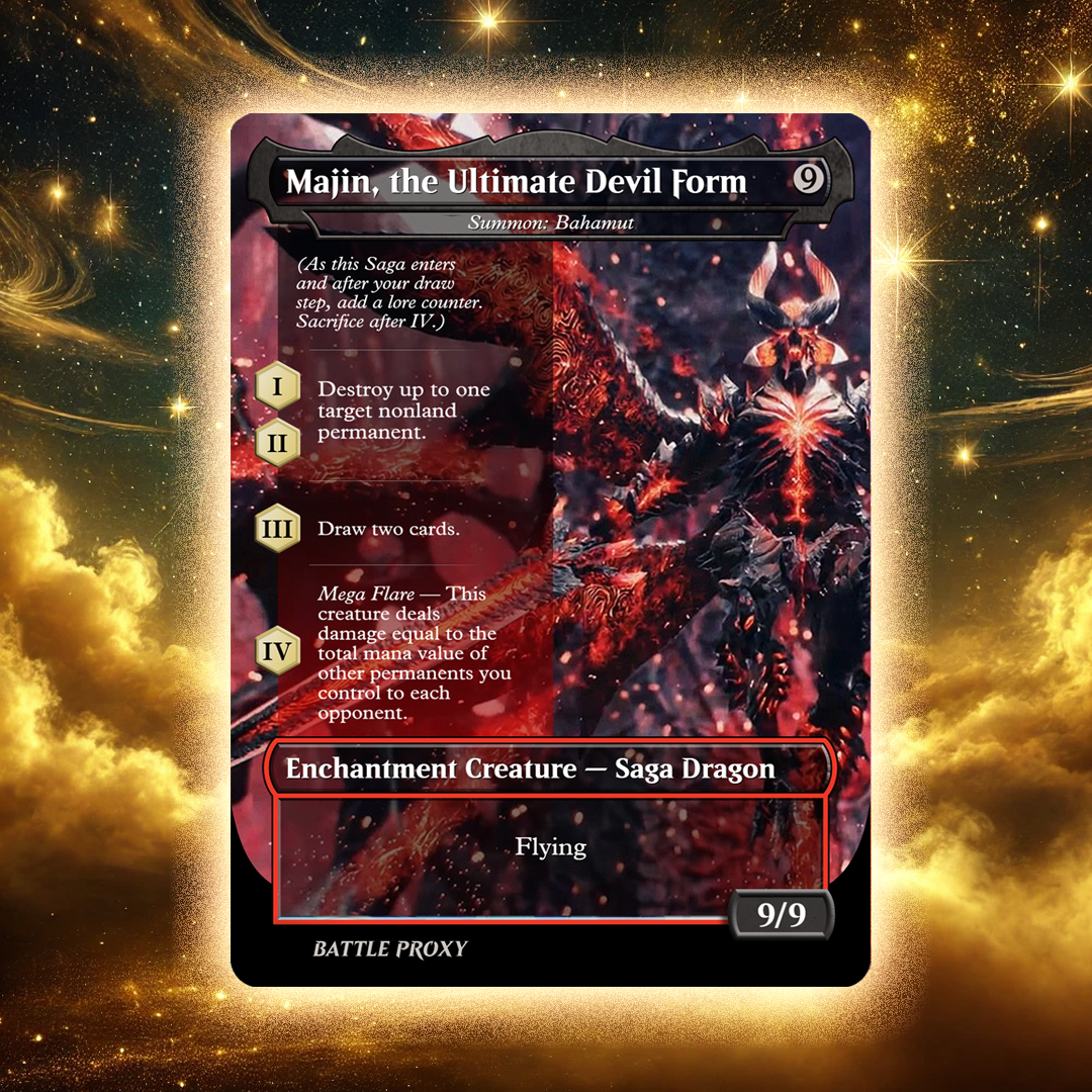 MTG Custom Proxy - Summon: Bahamut Proxy - Devil May Cry Battle Proxy MTG Custom Proxy - Summon: Bahamut Proxy - Devil May Cry Battle Proxy
