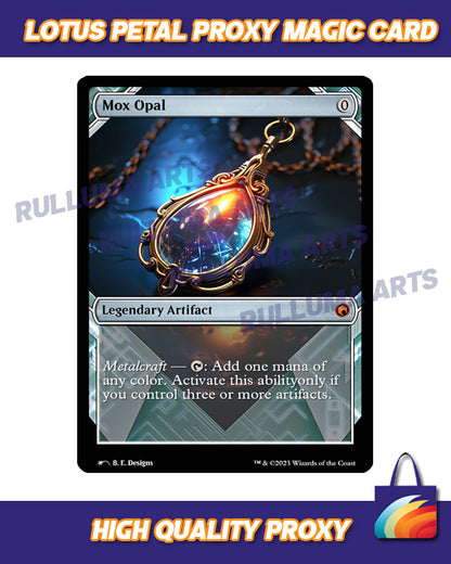 Mox Opal Proxy Magic Card MTG Proxies Battle Proxy Mox Opal Proxy Magic Card MTG Proxies Battle Proxy