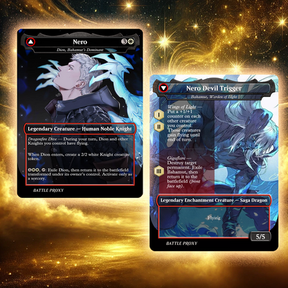 MTG Custom Proxy - Dion, Bahamut's Dominant - [Nero - Devil May Cry 5]