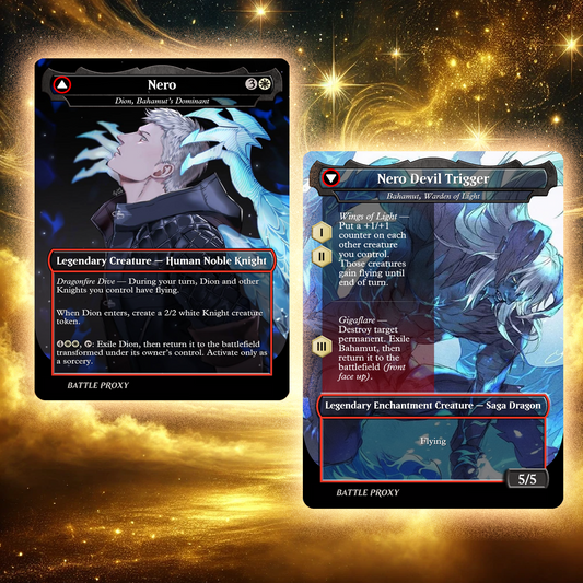 MTG Custom Proxy - Dion, Bahamut's Dominant - [Nero - Devil May Cry 5]
