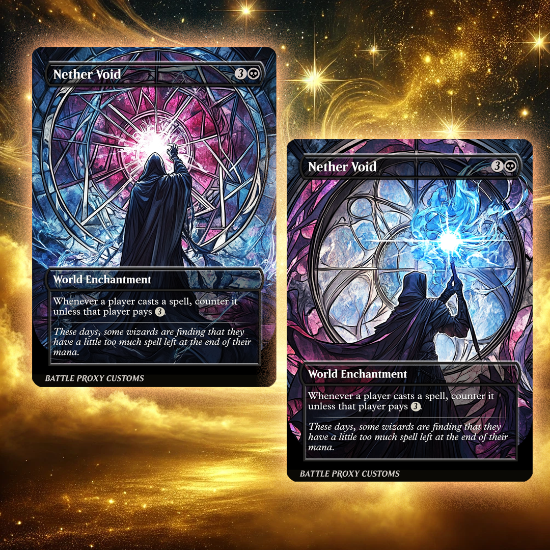 MTG Custom Proxy - Nether Void [Dual-Faced]