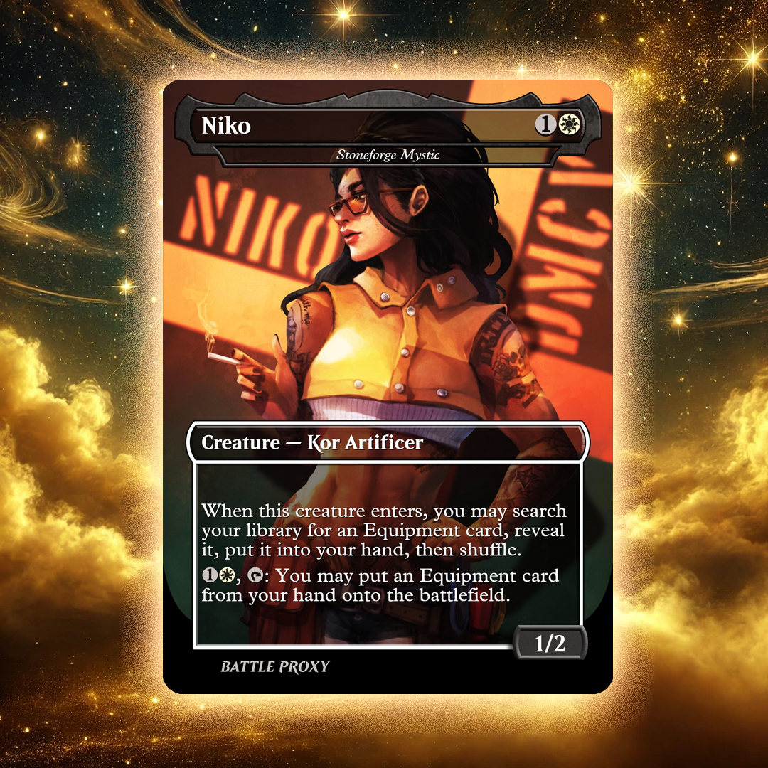 MTG Custom Proxy - Stoneforge Mystic- [Niko - Devil May Cry 5]