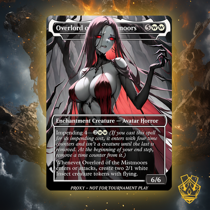 Overlord of the Mistmoors – MTG Custom Proxy Card - NSFW