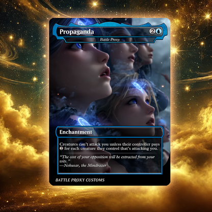MTG Custom Proxy Card - Propaganda (Final Fantasy)