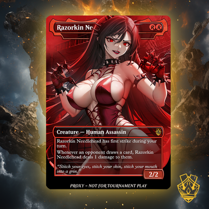Razorkin Needlehead – MTG Custom Proxy Card - NSFW