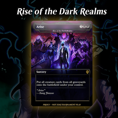 MTG Custom Proxy - Solo Leveling ARISE Bundle with Zombie Tokens
