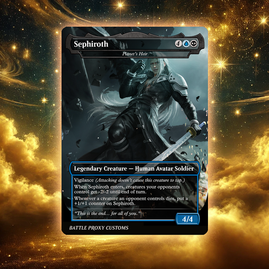 MTG Custom Proxy - Sephiroth, Planet's Heir – Final Fantasy