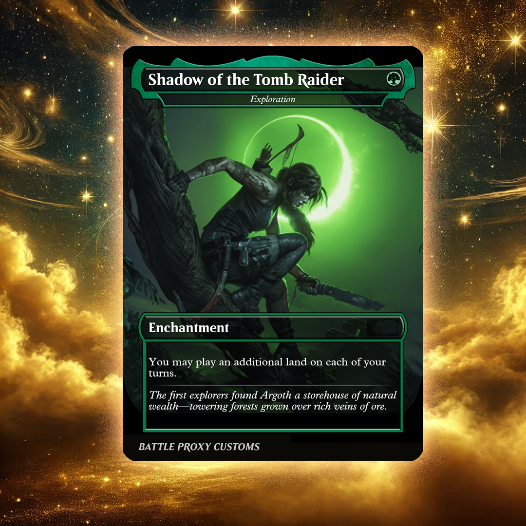 MTG Custom Proxy Card - Exploration - Shadow of the Tomb Raider