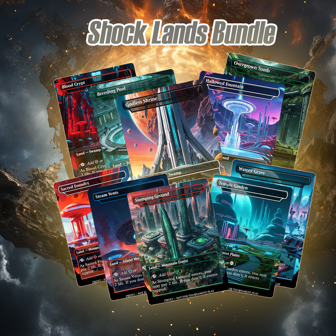 MTG Custom Proxy - Shock Lands Bundle