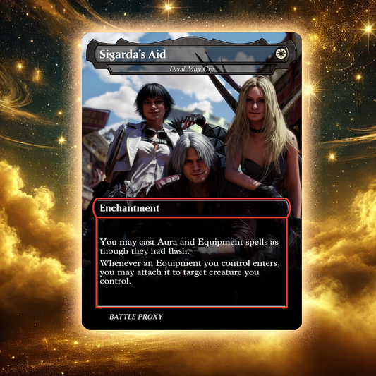 MTG Custom Proxy - Sigarda's Aid - Devil May Cry