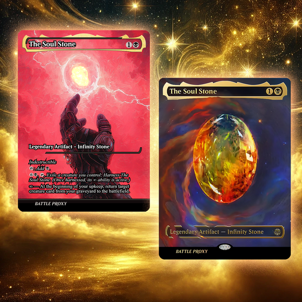 MTG Custom Proxy - Soul Stone - Cosmic Foil Replica – Battle Proxy
