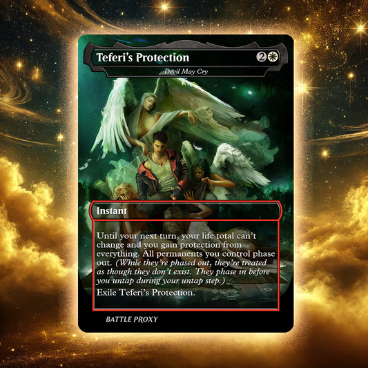 MTG Custom Proxy - Teferi's Protection - [Devil May Cry 5]
