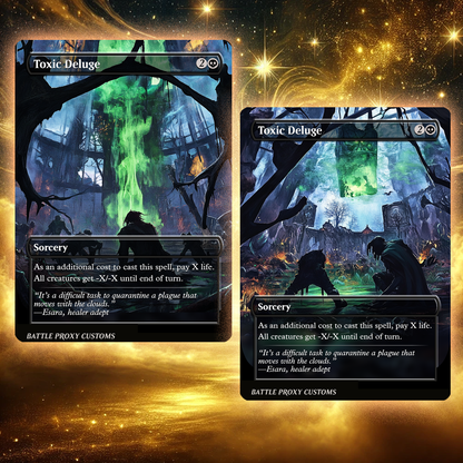 MTG Custom Proxy - Toxic Deluge [Dual-Faced]