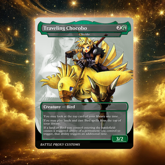 MTG Custom Proxy - Traveling Chocobo – Final Fantasy