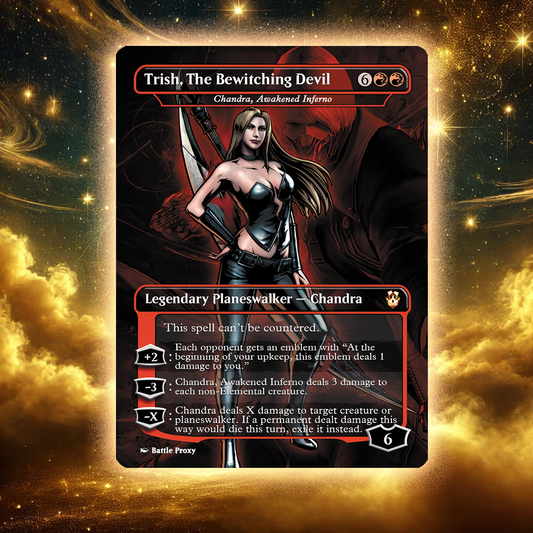 MTG Custom Proxy - Trish, The Bewitching Devil - [Devil May Cry]