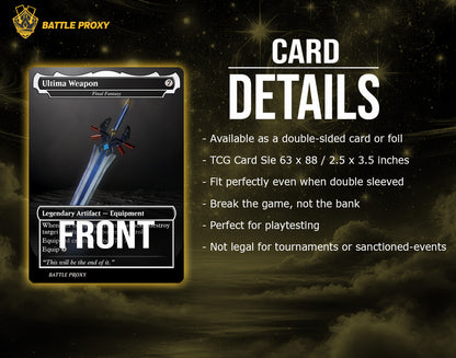 ultima weapon mtg card MTG Custom Proxy