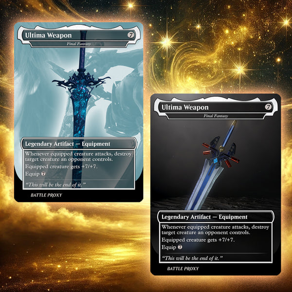 MTG Custom Proxy - Ultima Weapon Final Fantasy Battle Proxy MTG Custom Proxy - Ultima Weapon Final Fantasy Battle Proxy
