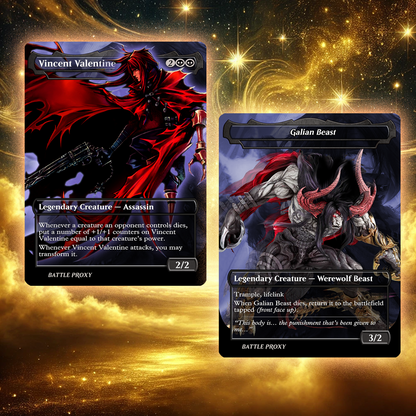 MTG Custom Proxy - Vincent Valentine – Final Fantasy