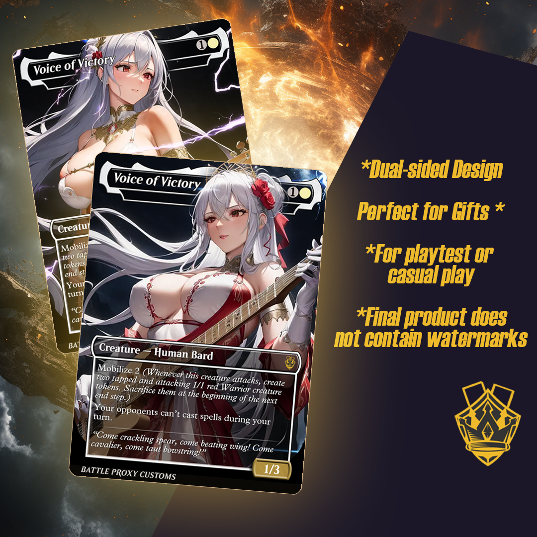 Voice of Victory - MTG Custom Proxy - NSFW