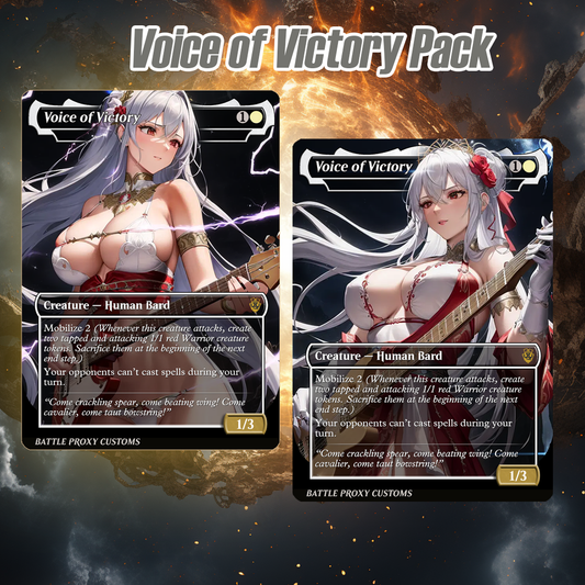 Voice of Victory - MTG Custom Proxy - NSFW
