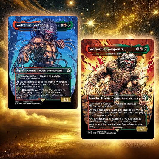 MTG Custom Proxy - Wolverine, Best There Is [Dual-Faced]