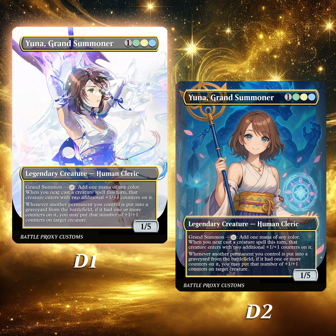 MTG Custom Proxy - Yuna, Grand Summoner – Final Fantasy