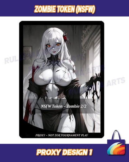 Zombie Token  - MTG Proxy - NSFW Version