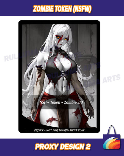 Zombie Token  - MTG Proxy - NSFW Version